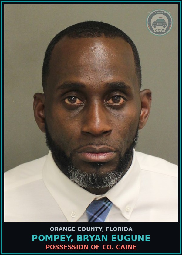 Booking mugshot of POMPEY, BRYAN EUGUNE in Orange County