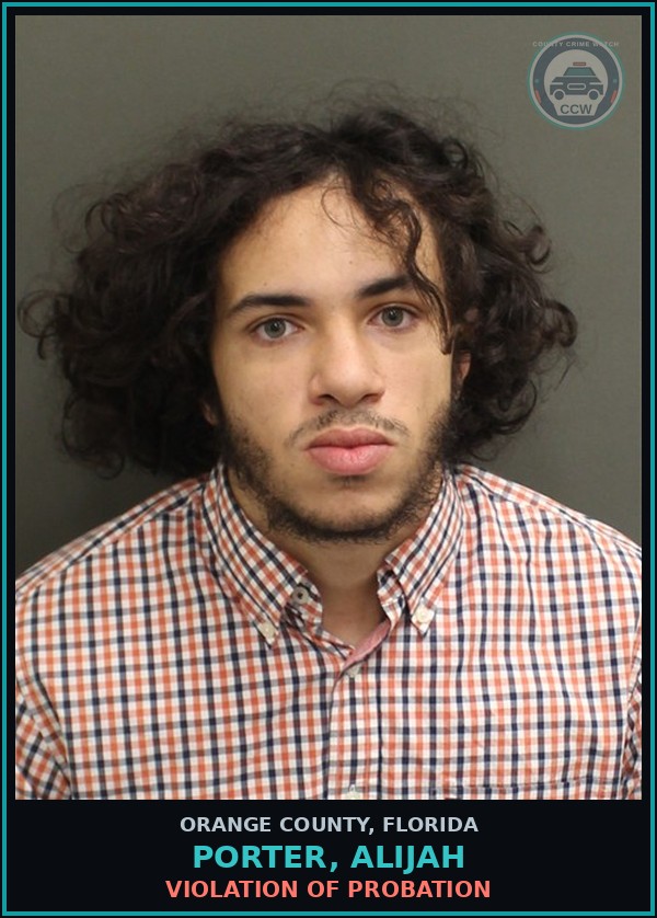 Booking mugshot of PORTER, ALIJAH in Orange County