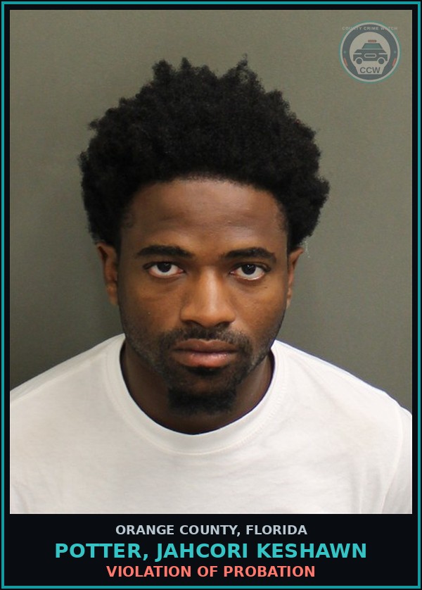 Booking mugshot of POTTER, JAHCORI KESHAWN in Orange County