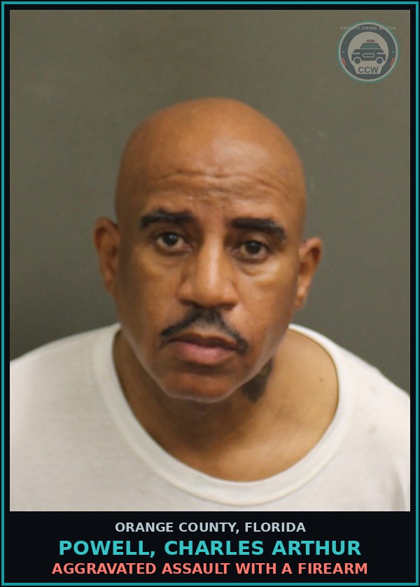 Booking mugshot of POWELL, CHARLES ARTHUR in Orange County