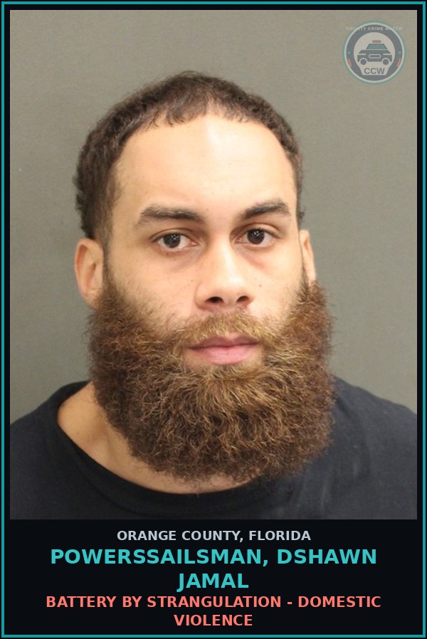 Booking mugshot of POWERSSAILSMAN, DSHAWN JAMAL in Orange County