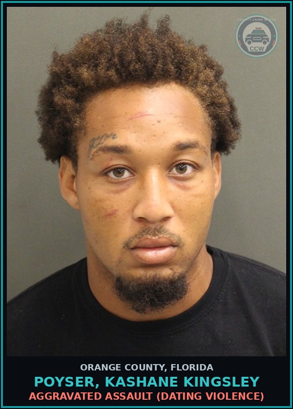 Booking mugshot of POYSER, KASHANE KINGSLEY in Orange County