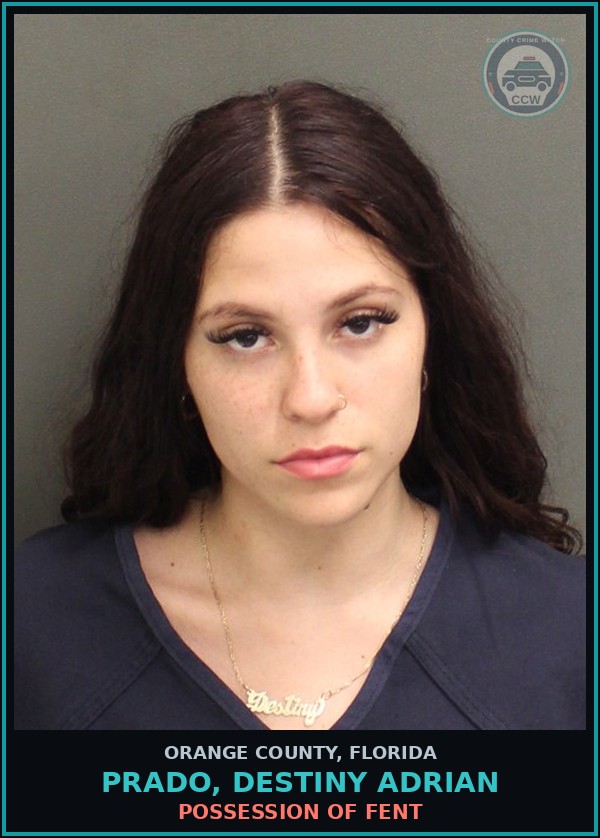 Booking mugshot of PRADO, DESTINY ADRIAN in Orange County