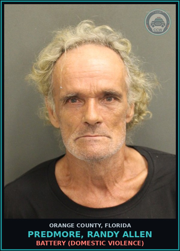 Booking mugshot of PREDMORE, RANDY ALLEN in Orange County