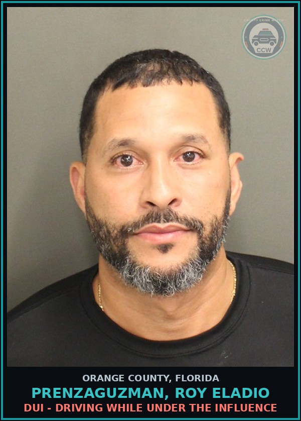 Booking mugshot of PRENZAGUZMAN, ROY ELADIO in Orange County