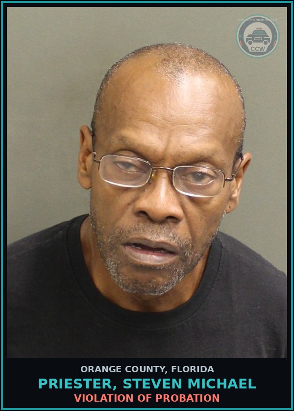 Booking mugshot of PRIESTER, STEVEN MICHAEL in Orange County