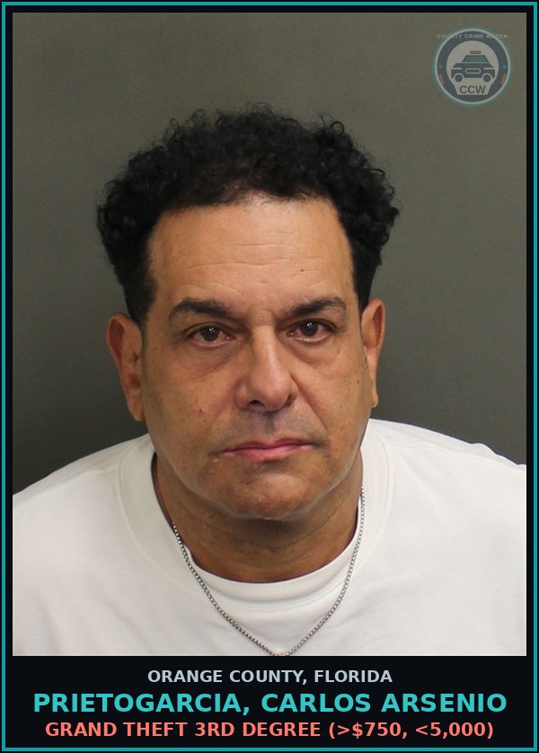Booking mugshot of PRIETOGARCIA, CARLOS ARSENIO in Orange County