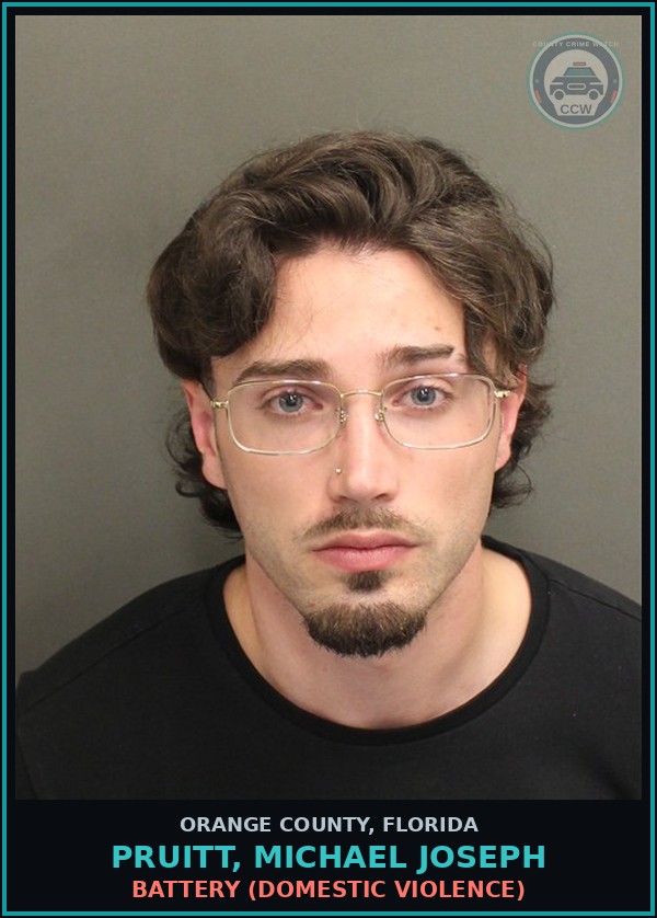Booking mugshot of PRUITT, MICHAEL JOSEPH in Orange County