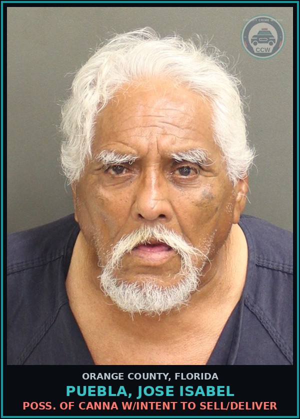 Booking mugshot of PUEBLA, JOSE ISABEL in Orange County