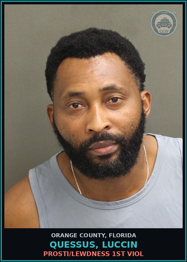 Booking mugshot of QUESSUS, LUCCIN in Orange County