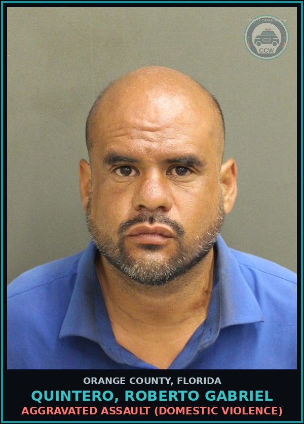 Booking mugshot of QUINTERO, ROBERTO GABRIEL in Orange County