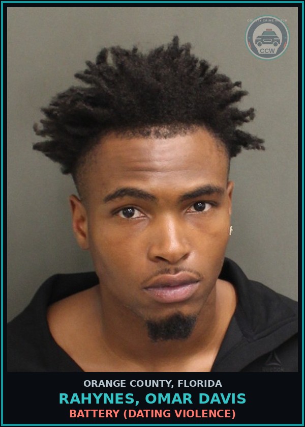 Booking mugshot of RAHYNES, OMAR DAVIS in Orange County
