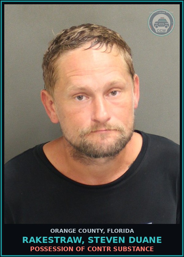Booking mugshot of RAKESTRAW, STEVEN DUANE in Orange County