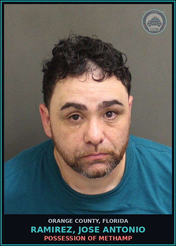 Booking mugshot of RAMIREZ, JOSE ANTONIO in Orange County