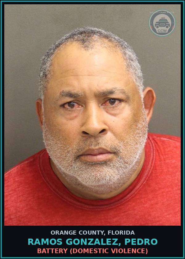 Booking mugshot of RAMOS GONZALEZ, PEDRO in Orange County
