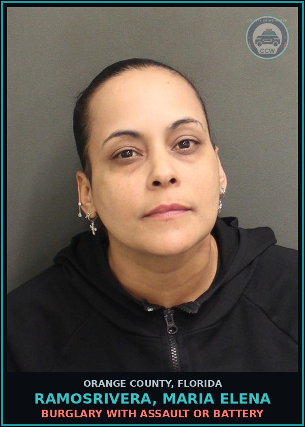 Booking mugshot of RAMOSRIVERA, MARIA ELENA in Orange County