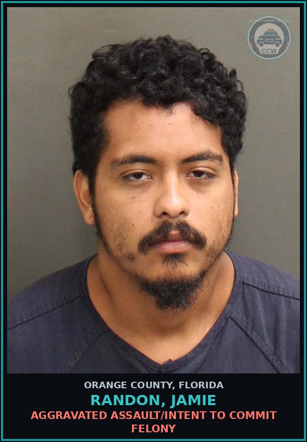 Booking mugshot of RANDON, JAMIE in Orange County
