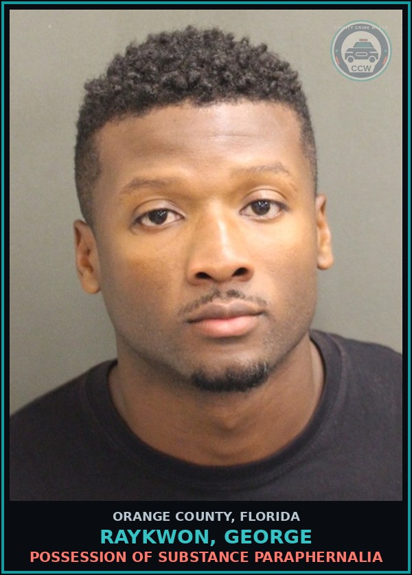 Booking mugshot of RAYKWON, GEORGE in Orange County