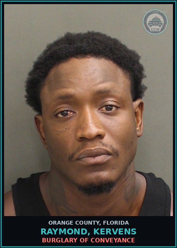 Booking mugshot of RAYMOND, KERVENS in Orange County