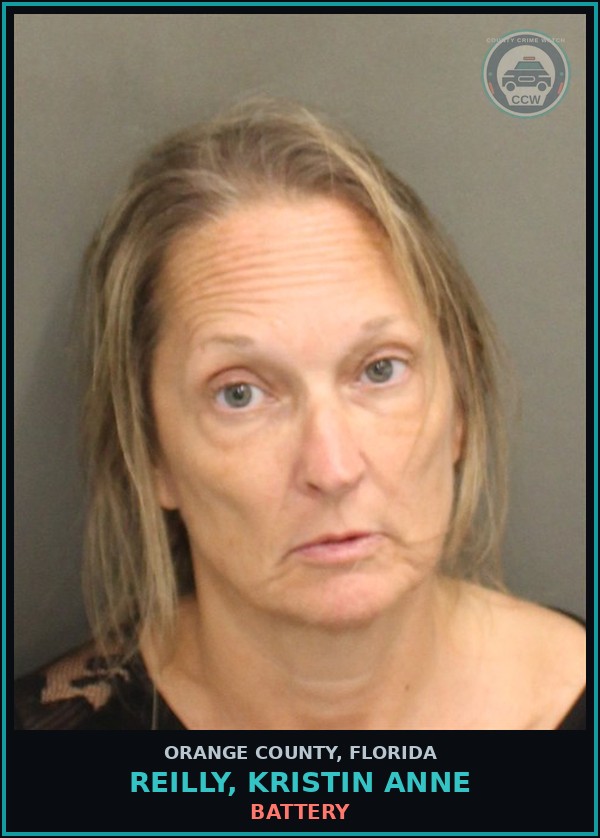 Booking mugshot of REILLY, KRISTIN ANNE in Orange County