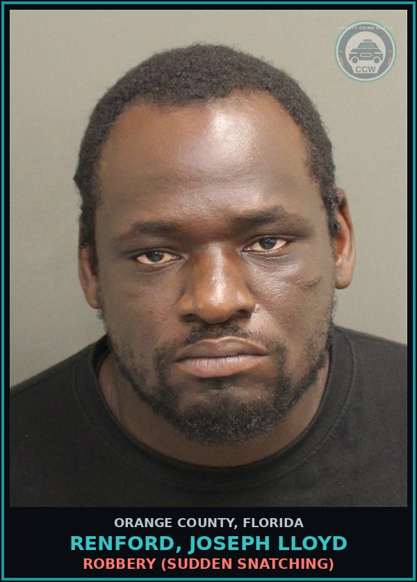 Booking mugshot of RENFORD, JOSEPH LLOYD in Orange County