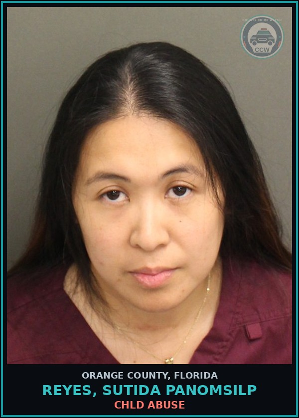 Booking mugshot of REYES, SUTIDA PANOMSILP in Orange County