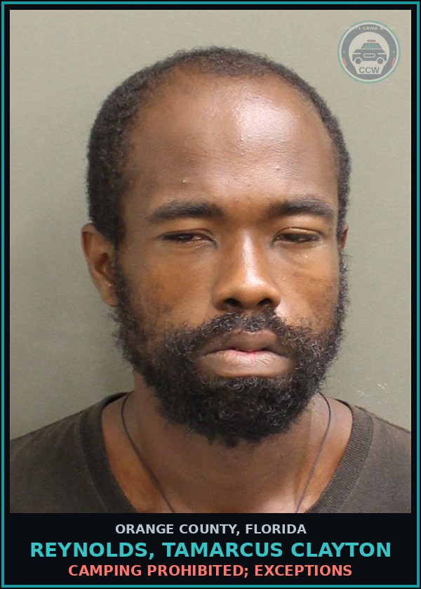 Booking mugshot of REYNOLDS, TAMARCUS CLAYTON in Orange County