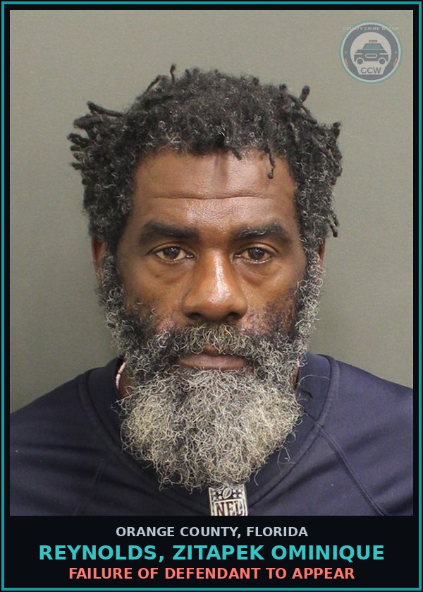 Booking mugshot of REYNOLDS, ZITAPEK OMINIQUE in Orange County