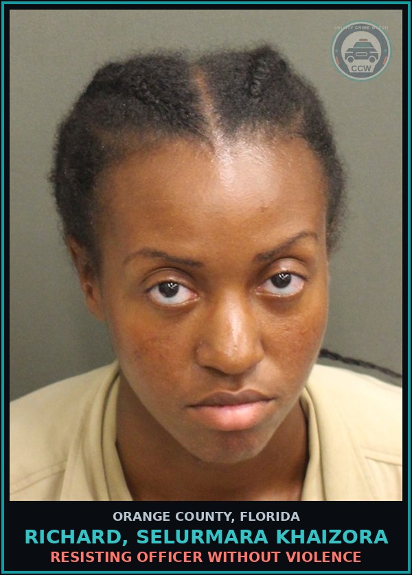 Booking mugshot of RICHARD, SELURMARA KHAIZORA in Orange County
