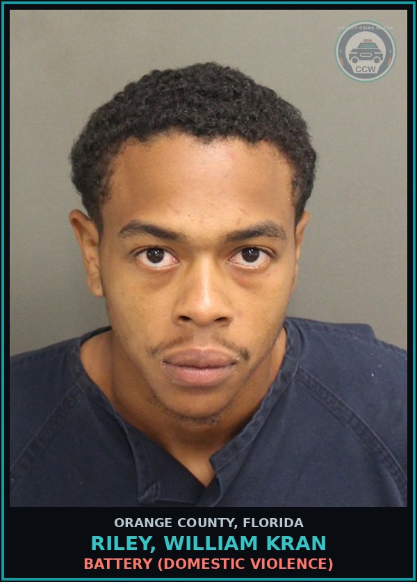 Booking mugshot of RILEY, WILLIAM KRAN in Orange County