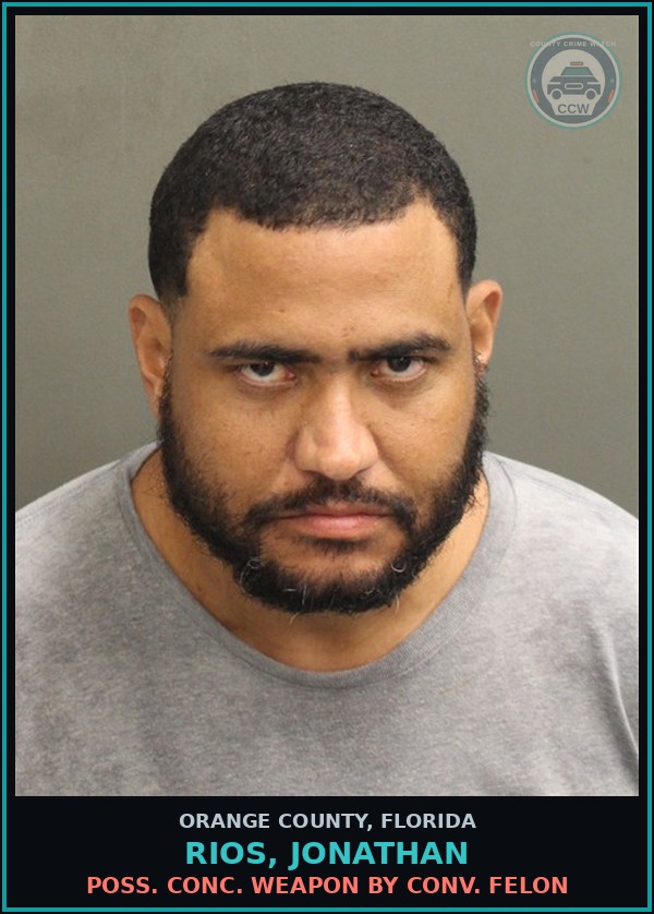 Booking mugshot of RIOS, JONATHAN in Orange County