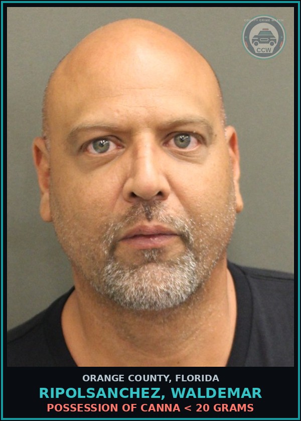 Booking mugshot of RIPOLSANCHEZ, WALDEMAR in Orange County