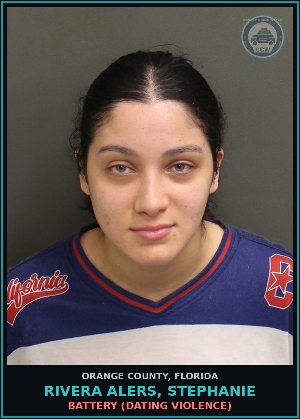 Booking mugshot of RIVERA ALERS, STEPHANIE in Orange County