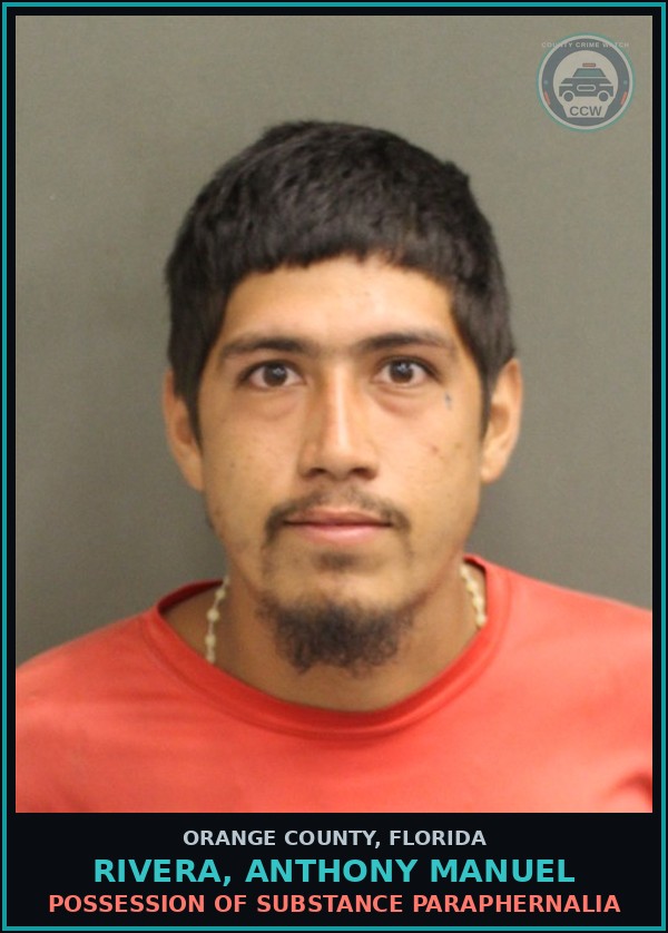 Booking mugshot of RIVERA, ANTHONY MANUEL in Orange County