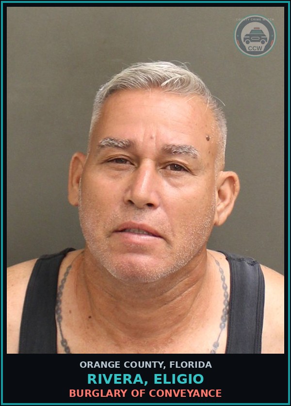 Booking mugshot of RIVERA, ELIGIO in Orange County