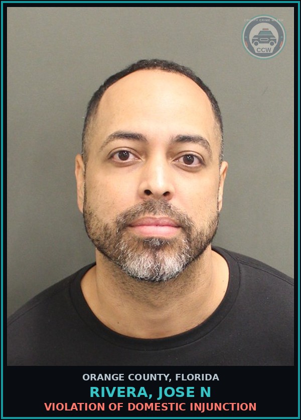 Booking mugshot of RIVERA, JOSE N in Orange County