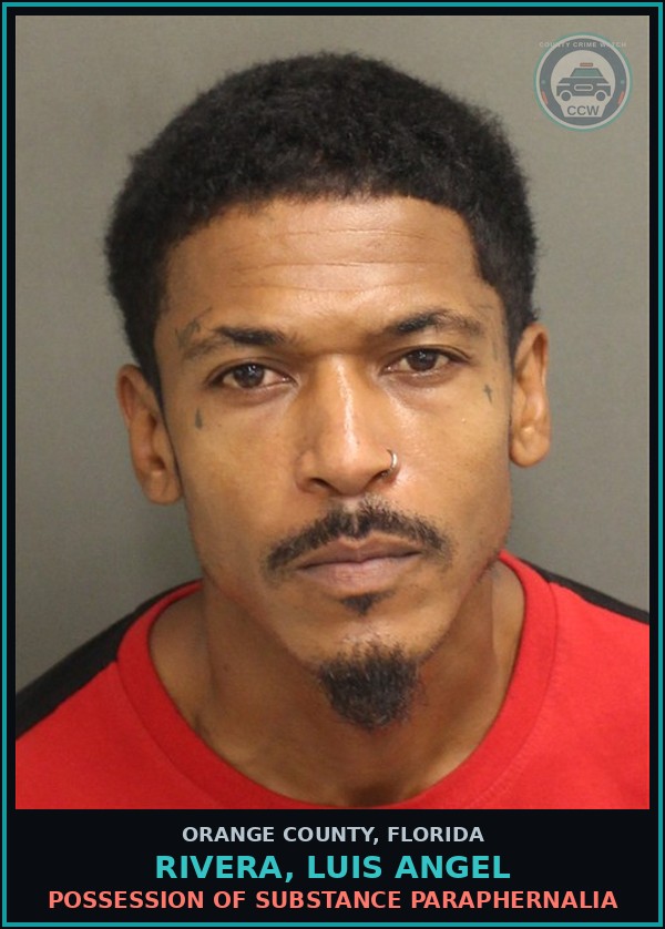 Booking mugshot of RIVERA, LUIS ANGEL in Orange County