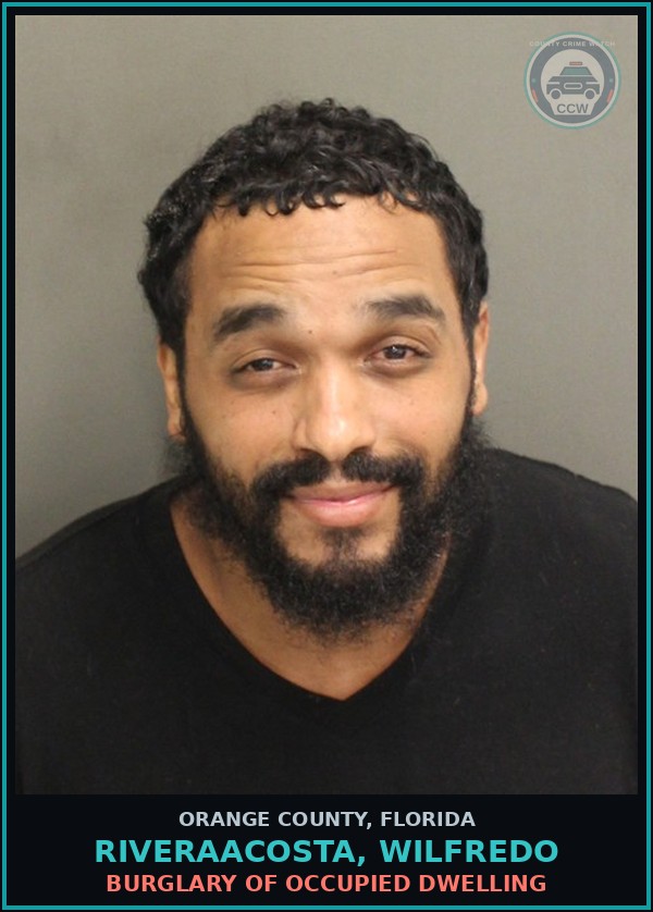 Booking mugshot of RIVERAACOSTA, WILFREDO in Orange County