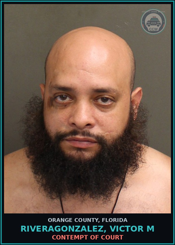 Booking mugshot of RIVERAGONZALEZ, VICTOR M in Orange County