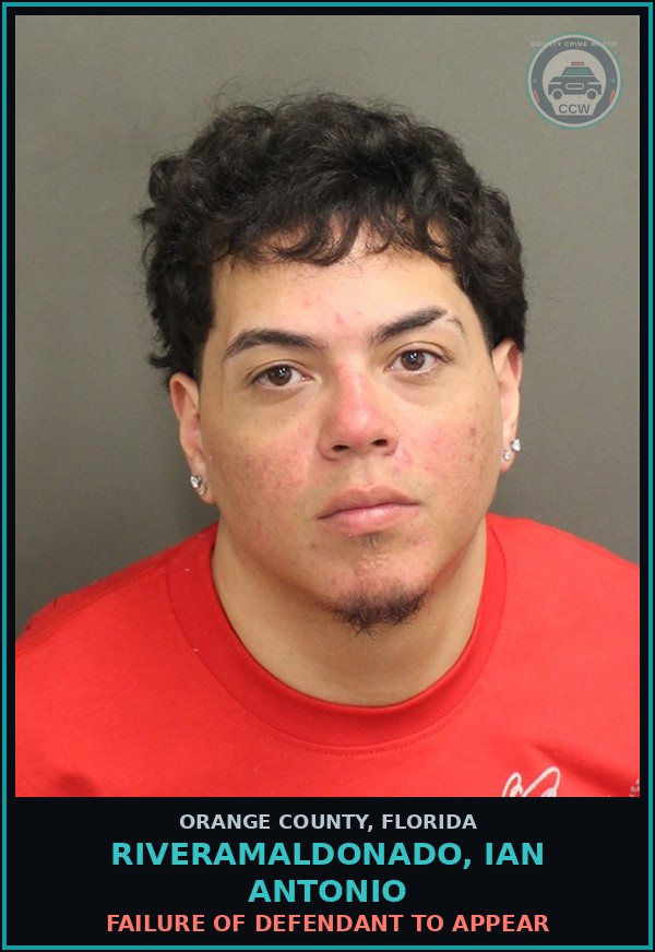 Booking mugshot of RIVERAMALDONADO, IAN ANTONIO in Orange County