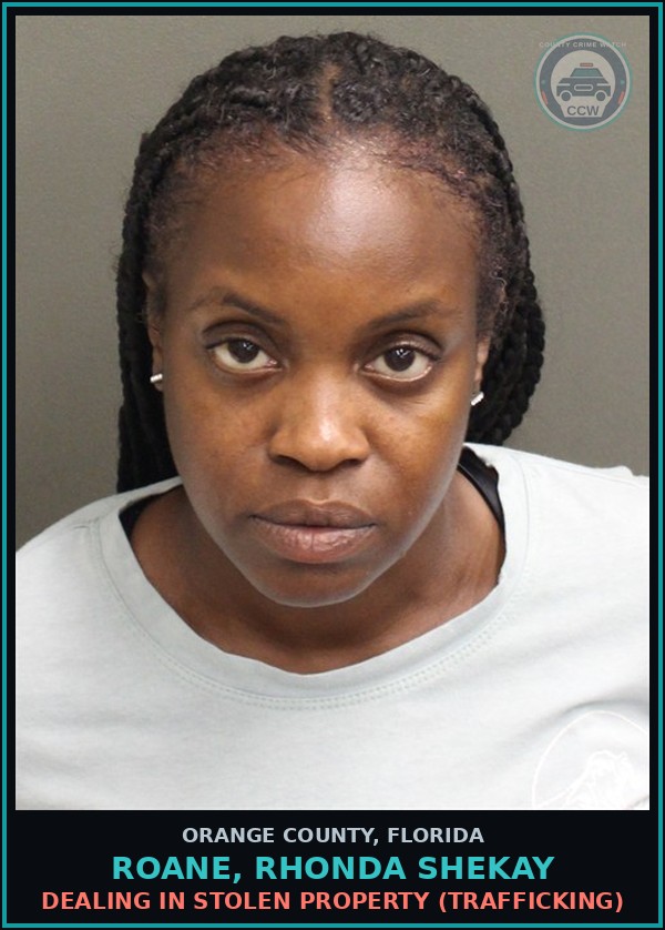 Booking mugshot of ROANE, RHONDA SHEKAY in Orange County