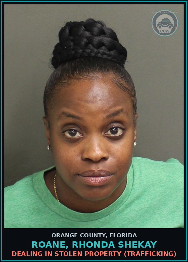 Booking mugshot of ROANE, RHONDA SHEKAY in Orange County