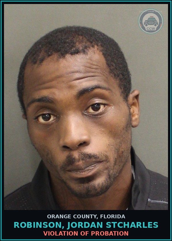 Booking mugshot of ROBINSON, JORDAN STCHARLES in Orange County
