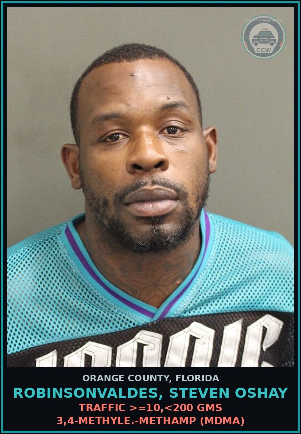 Booking mugshot of ROBINSONVALDES, STEVEN OSHAY in Orange County