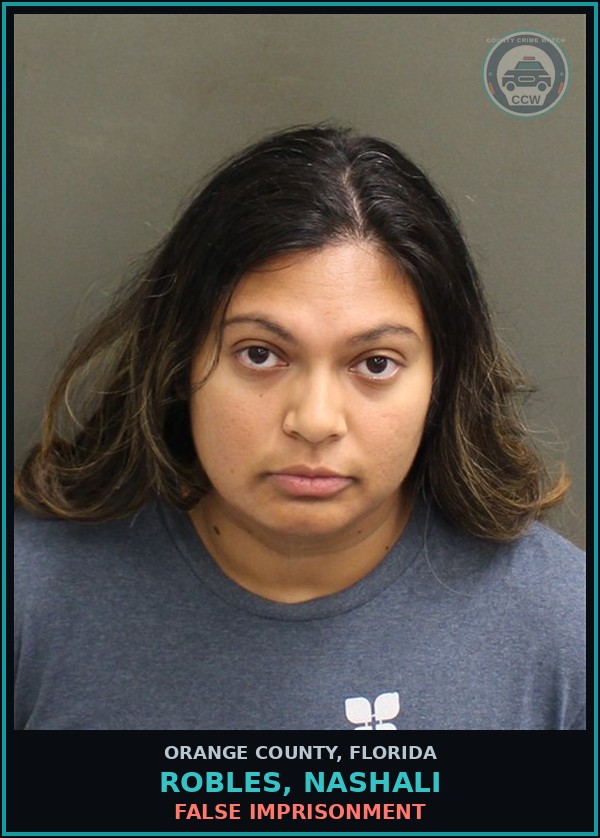 Booking mugshot of ROBLES, NASHALI in Orange County