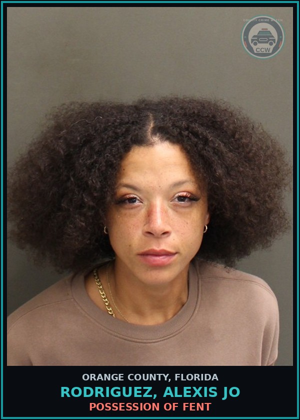 Booking mugshot of RODRIGUEZ, ALEXIS JO in Orange County
