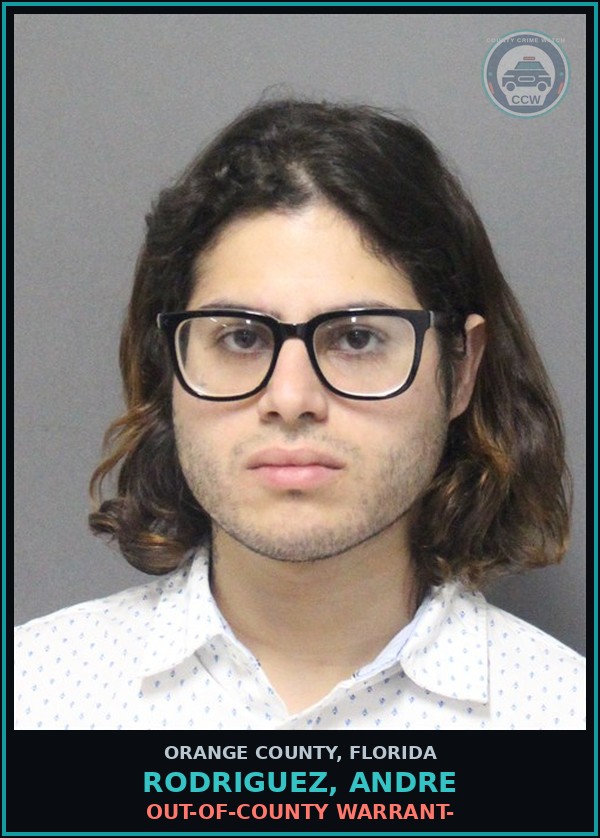Booking mugshot of RODRIGUEZ, ANDRE in Orange County