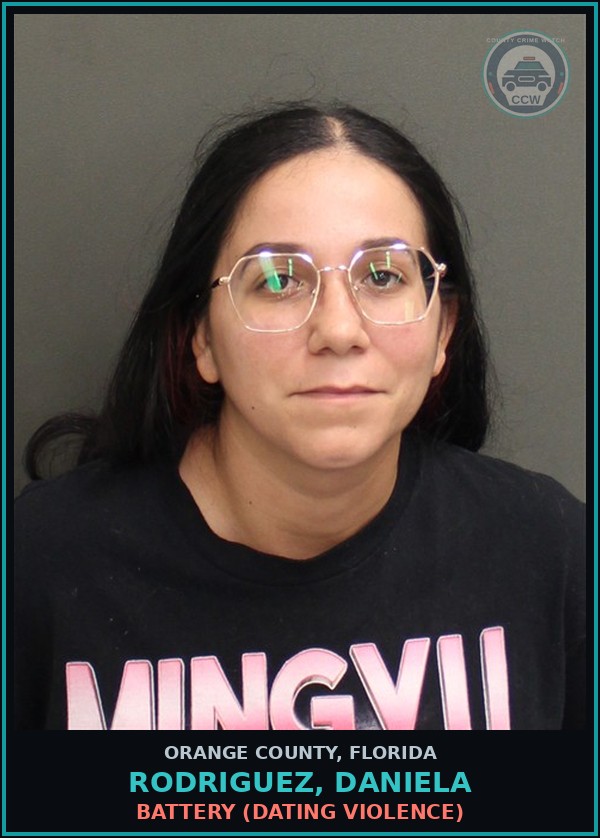Booking mugshot of RODRIGUEZ, DANIELA in Orange County