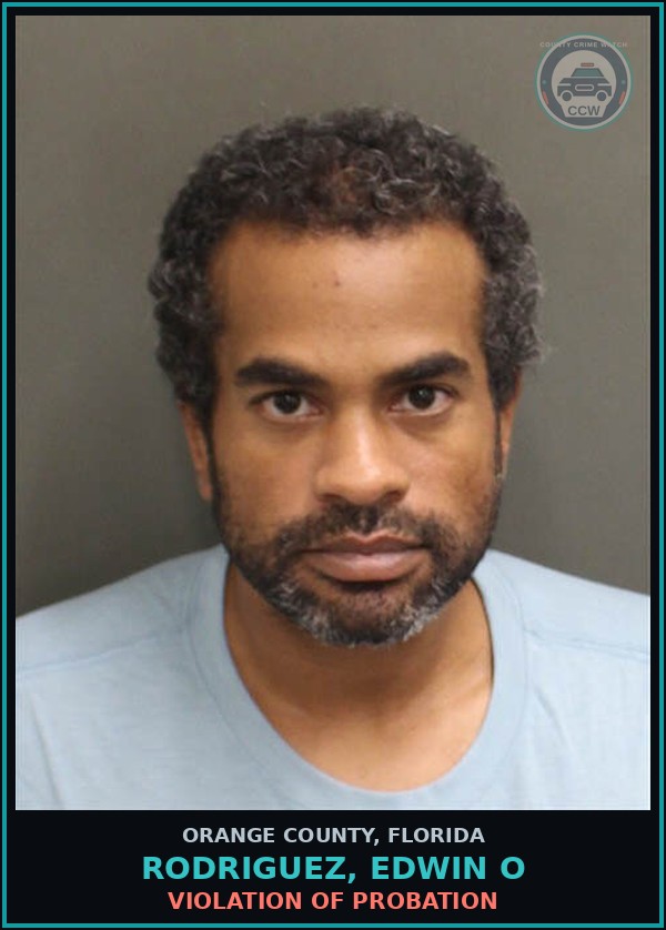 Booking mugshot of RODRIGUEZ, EDWIN O in Orange County