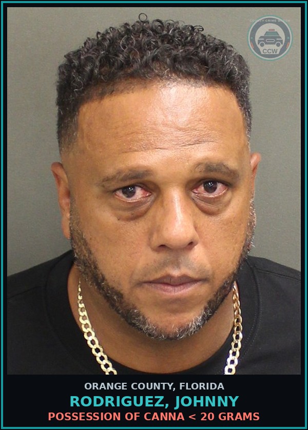 Booking mugshot of RODRIGUEZ, JOHNNY in Orange County